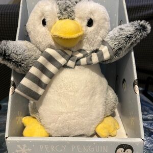 Aroma Home Penguin Plush Toy - White and Yellow